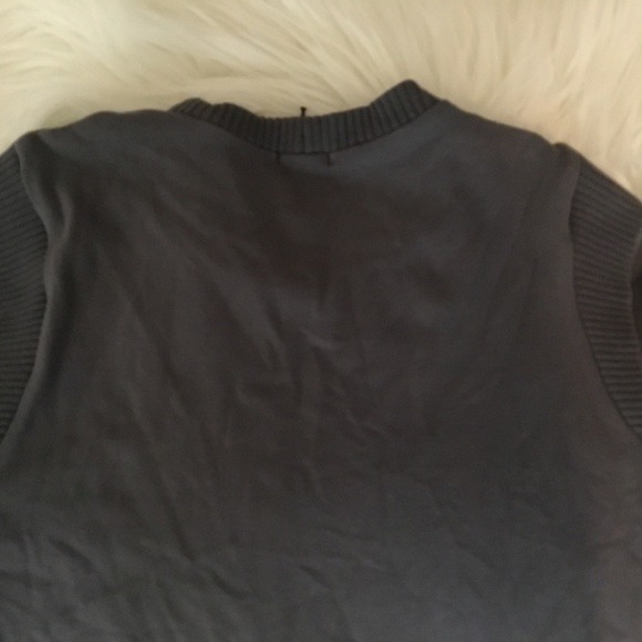 Monrow Grey Long Sleeve Body Con Short Dress Small - Picture 9 of 9